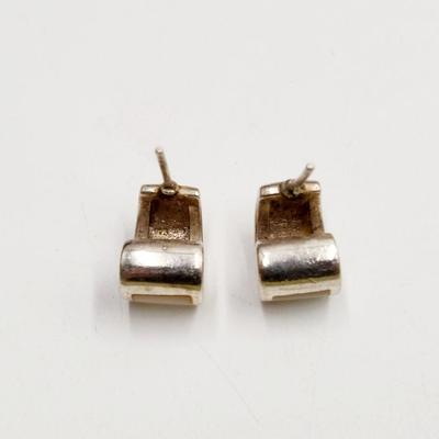 925 SILVER & MOTHER OF PEARL EARRINGS