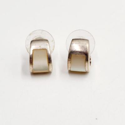 925 SILVER & MOTHER OF PEARL EARRINGS