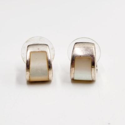 925 SILVER & MOTHER OF PEARL EARRINGS