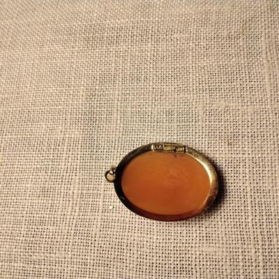 14k Italian Cameo Pendant