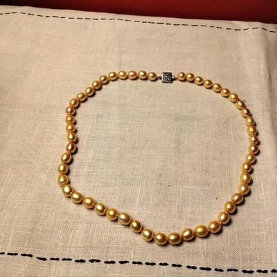 Beautiful Champagne Vintage Pearls