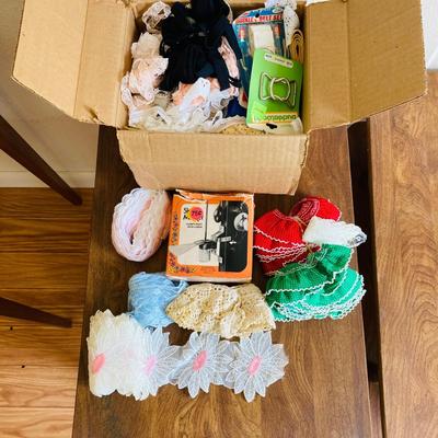 Two - Three Thread Overedging Sewing Machine & Sewing Lot     (CR - RH)