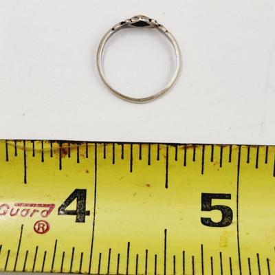 DETAILED STERLING RING SIZE 4