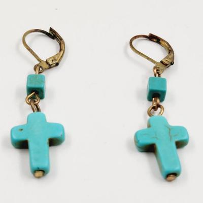 HAND CRAFTED TURQUOISE EARRINGS