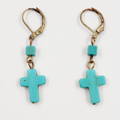 HAND CRAFTED TURQUOISE EARRINGS