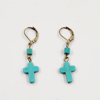HAND CRAFTED TURQUOISE EARRINGS