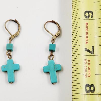 HAND CRAFTED TURQUOISE EARRINGS