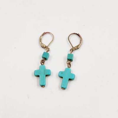 HAND CRAFTED TURQUOISE EARRINGS