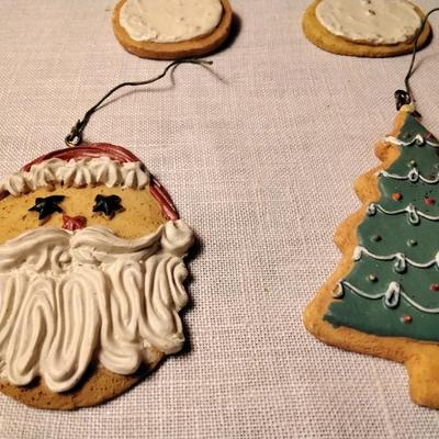 Vintage Plastic Cookie Ornaments