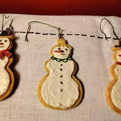 Vintage Plastic Cookie Ornaments
