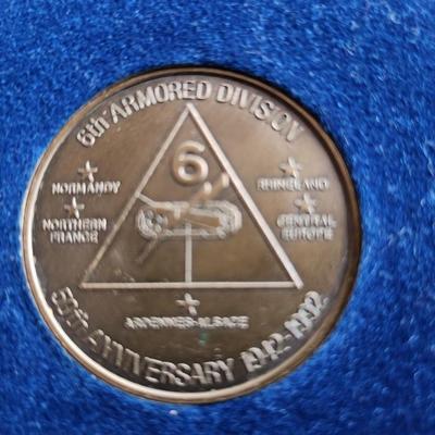 50th Anniversary Commerative Token for 6th Armored Division