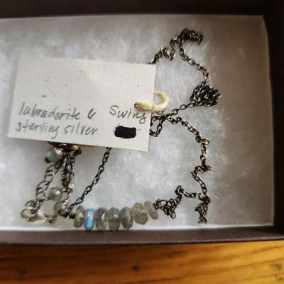Artist Made Labradorite & Sterling Silver Necklace