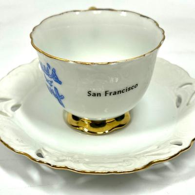 Fisherman’s Wharf San Francisco tea cup and saucer