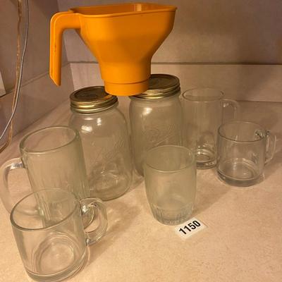Canning Funnel and jars