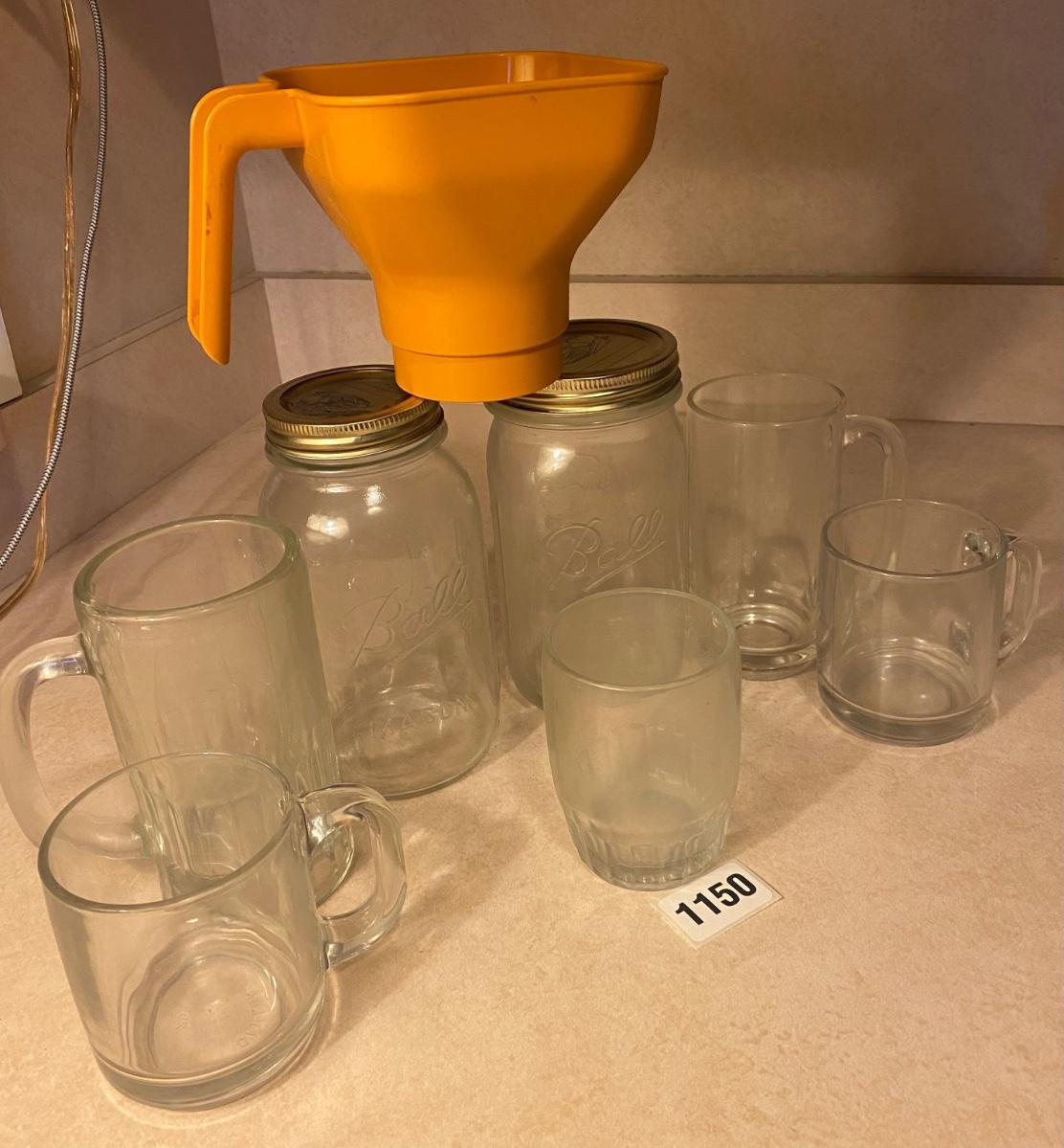 Canning Funnel and jars