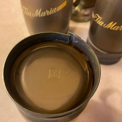 Tia Maria Vintage 1970â€™s cups