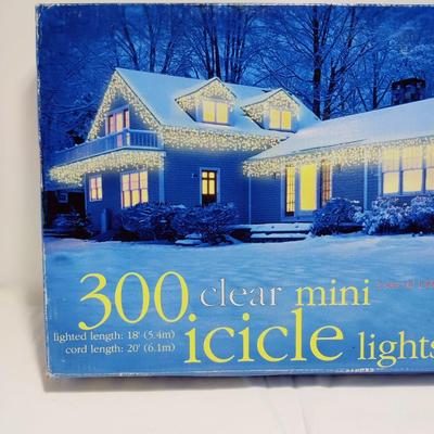 BRAND NEW CLEAR MINI ICICLE LIGHTS