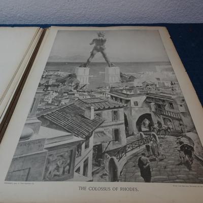 LOT 8. SEVEN WONDERS OF THE WORLD DRAWINGS