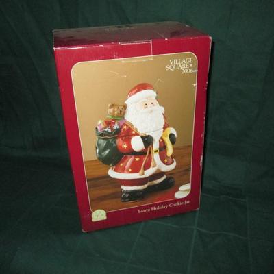 Santa Cookie Jar