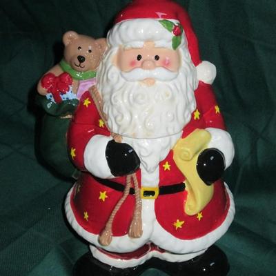 Santa Cookie Jar