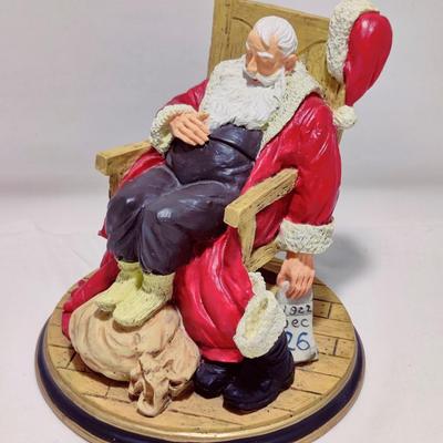 ROCKWELL'S VISIONS OF SANTA COLLECTION "THE DAY AFTER CHRISTMAS" FIGURINE #A4072