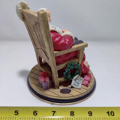 ROCKWELL'S VISIONS OF SANTA COLLECTION "THE DAY AFTER CHRISTMAS" FIGURINE #A4072