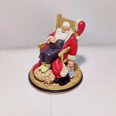 ROCKWELL'S VISIONS OF SANTA COLLECTION "THE DAY AFTER CHRISTMAS" FIGURINE #A4072