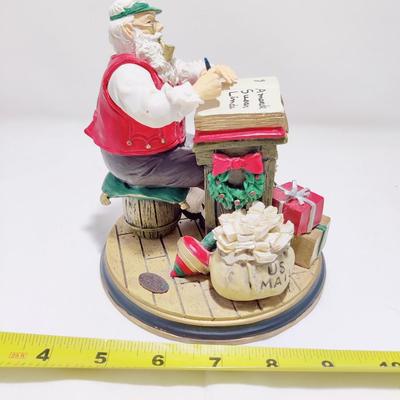 ROCKWELL'S VISIONS OF SANTA COLLECTION "CHECKING IT TWICE" FIGURINE #B2193