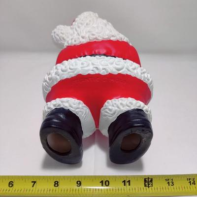 VINTAGE CERAMIC WINKING SANTA CLAUS ATLANTIC MOLD FIGURE
