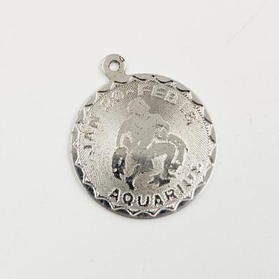 AQUARIUS STERLING PENDANT
