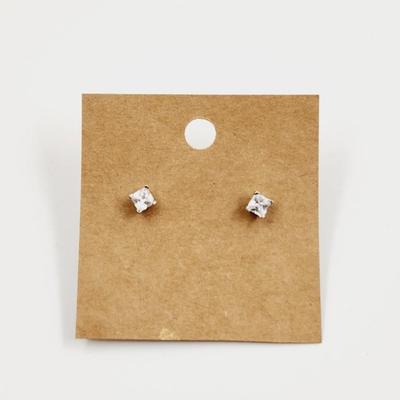 . 925 STERLING CUBIC ZIRCONIA EARRINGS