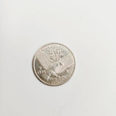 STERLING 2 GRAMS FAUX COIN