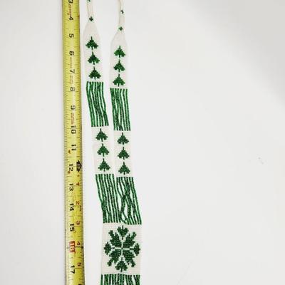 VINTAGE HAND BEADED NATIVE AMERICAN NECKLACE