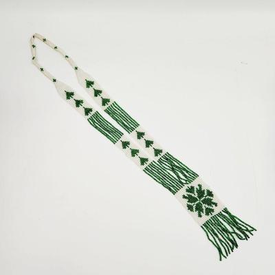 VINTAGE HAND BEADED NATIVE AMERICAN NECKLACE