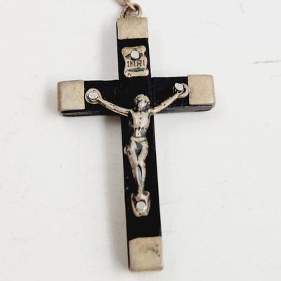 VINTAGE STERLING SILVER ROSARY