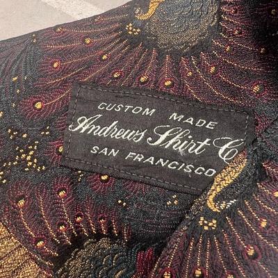 Vintage Andrews Shirt Co Peacock & Weber & Heilbroner Mens Dress Party Ties