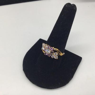 Gorgeous Gold Plated Cocktail Ring