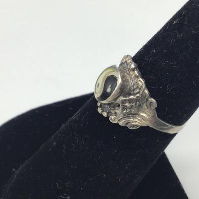 Vintage  925 silver Ying Yang Ring