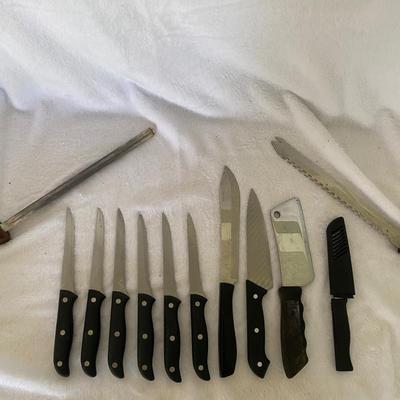 KÃ¼chenstolz and ShoSun Stainless Steel and Assortment of Knives  (DR-EJ)