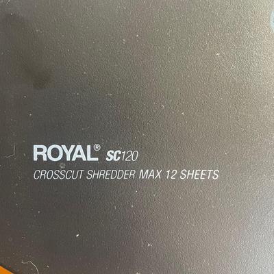 Royal SC120 Crosscut Paper Shredder (DR-AW)