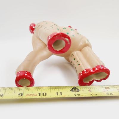 VINTAGE HAND PAINTED CERAMIC CHRISTMAS DOE