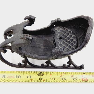 ANTIQUE CAST IRON SLEIGH