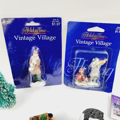 CHRISTMAS VILLAGE EXTRAS BUNDLE