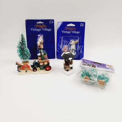 CHRISTMAS VILLAGE EXTRAS BUNDLE