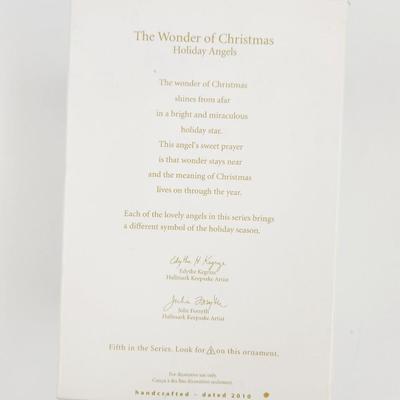 HALLMARK KEEPSAKE THE WONDER OF CHRISTMAS HOLIDAY ANGEL ORNAMENT