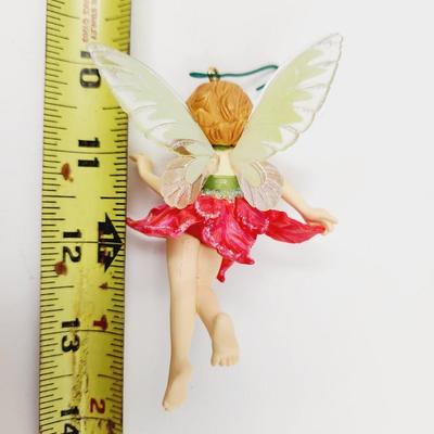 HALLMARK KEEPSAKE ORNAMENT POINSETTIA FAIRY COLLECTORS ORNAMENT