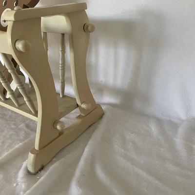 Wooden Baby Doll Crib and Teddy Bear Frame (FR-AW)