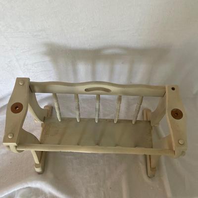 Wooden Baby Doll Crib and Teddy Bear Frame (FR-AW)