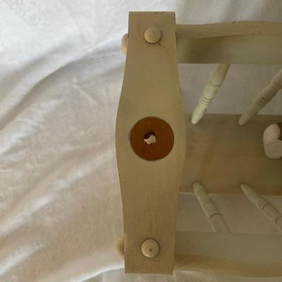 Wooden Baby Doll Crib and Teddy Bear Frame (FR-AW)
