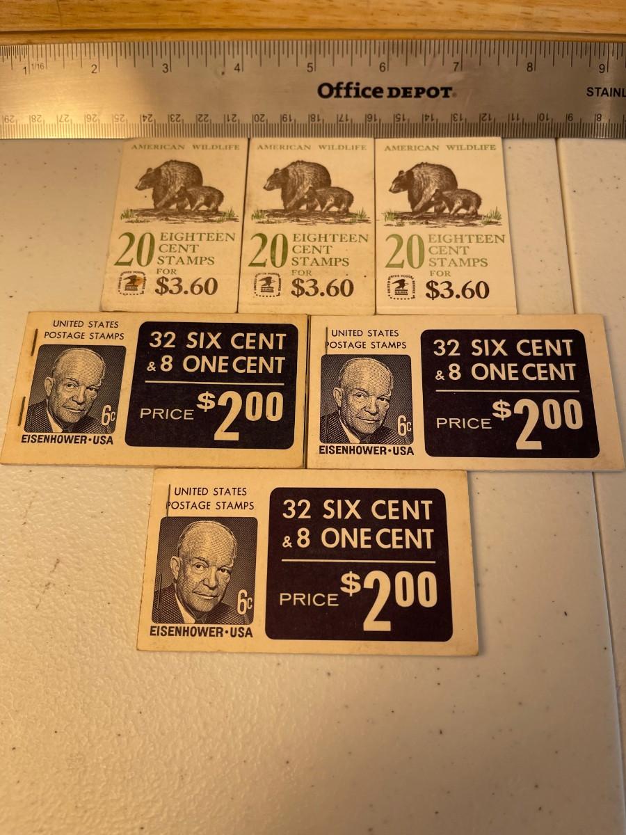 Vintage US Postage Stamp book Lot